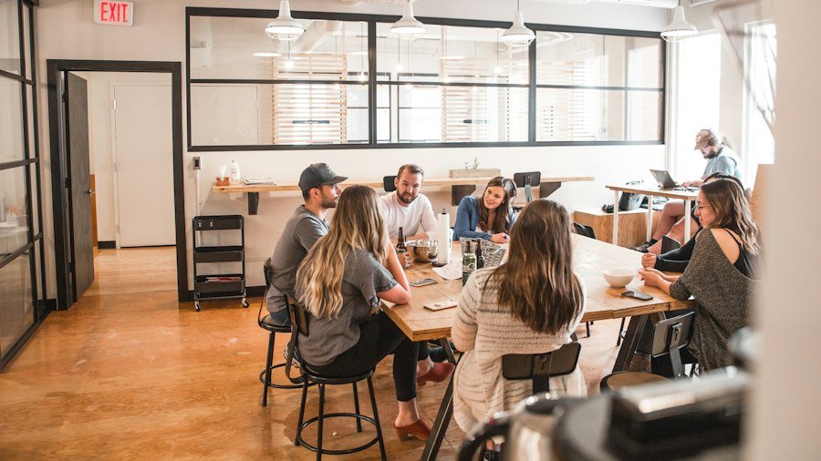 Local business owners in a planning meeting